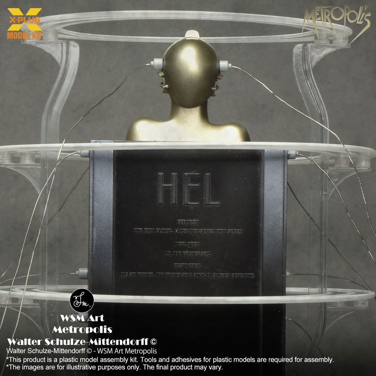 Metropolis Maschinenmensch Seated Version 1:8 Scale Model Kit
