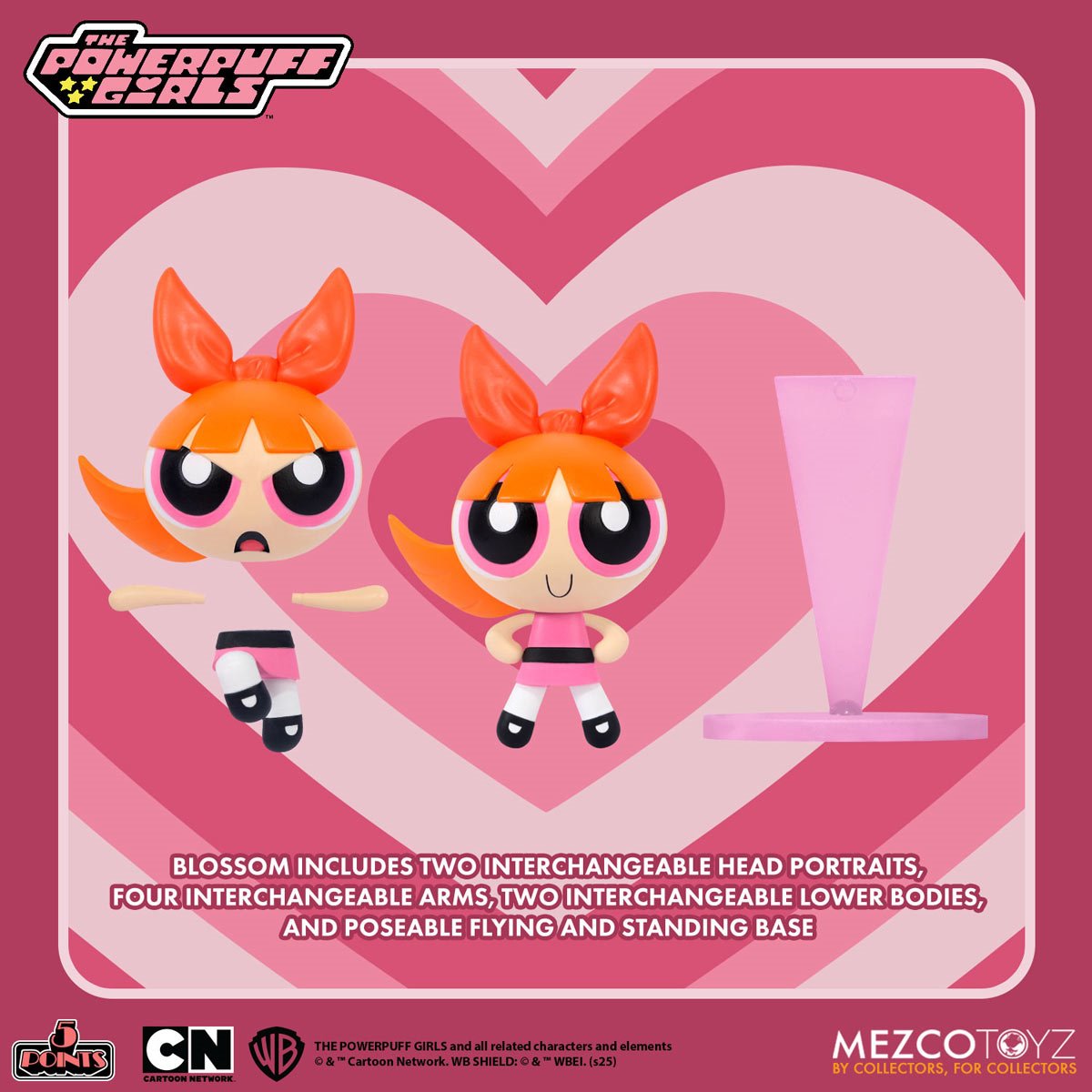 The Powerpuff Girls 5 Points Action Figures Set of 4