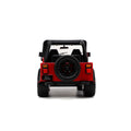Just Trucks 1992 Jeep Wrangler 1:24 Scale Die-Cast Metal Vehicle with Tire Rack