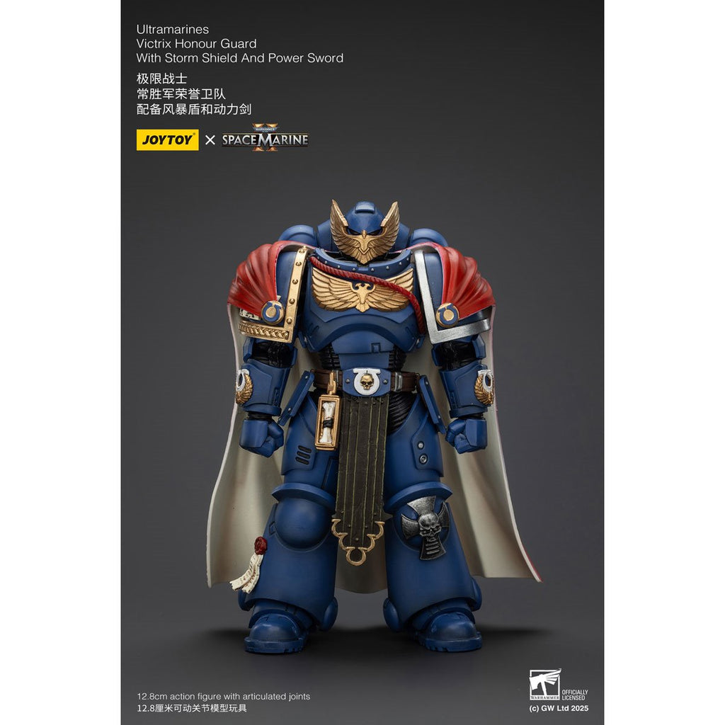 Joy Toy Warhammer Space Marine Ultramarines Victrix Honour Guard Version 2 1:18 Scale Action Figure