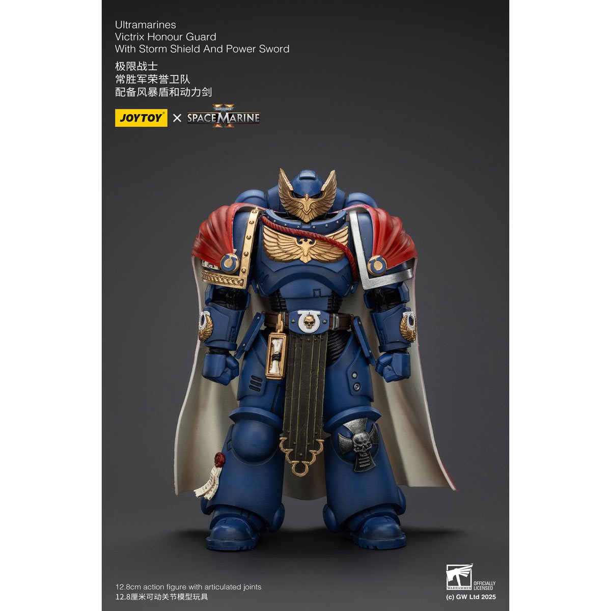 Joy Toy Warhammer Space Marine Ultramarines Victrix Honour Guard Version 2 1:18 Scale Action Figure