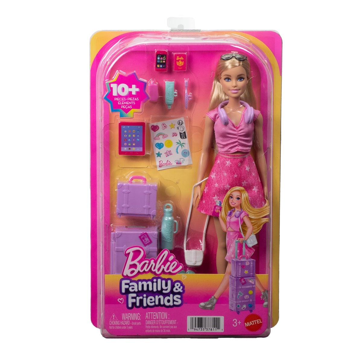 Barbie Family & Friends Malibu Travel Doll