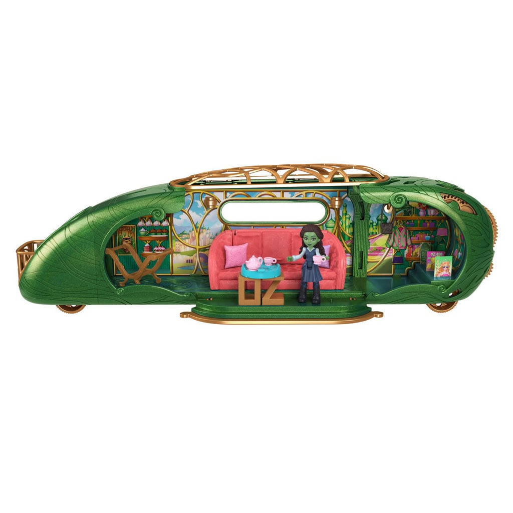 Wicked Emerald City Train Playset with Elphaba Mini-Doll