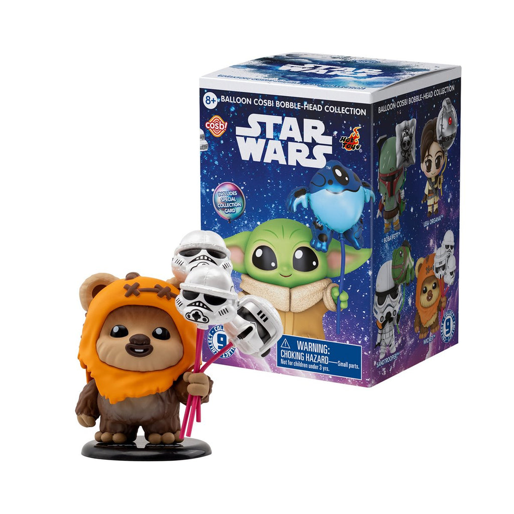 Star Wars Balloon Cosbi Bobble-Head Collection Blind-Box Mini-Figure Case of 8