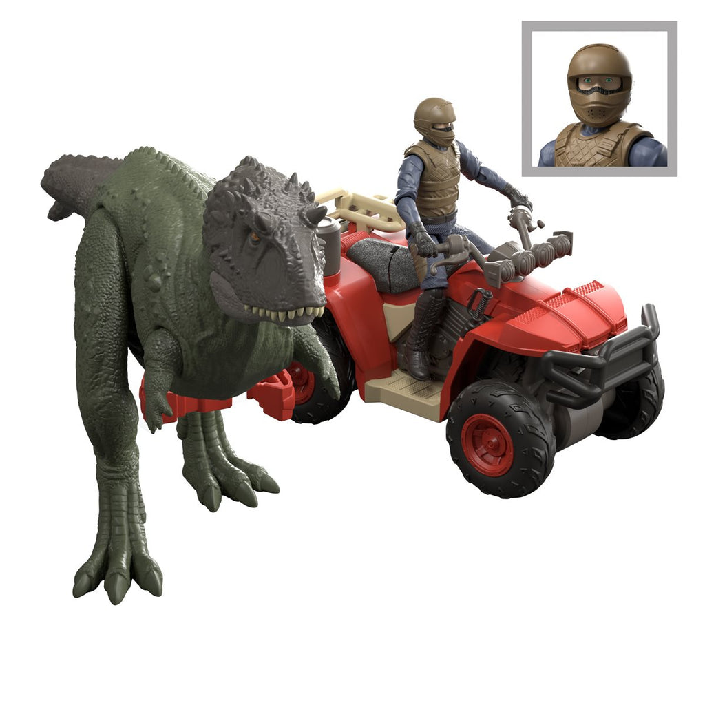 Jurassic World Capture Claw ATV Vehicle and Ekrixinatorsaurus Action Figure Pack
