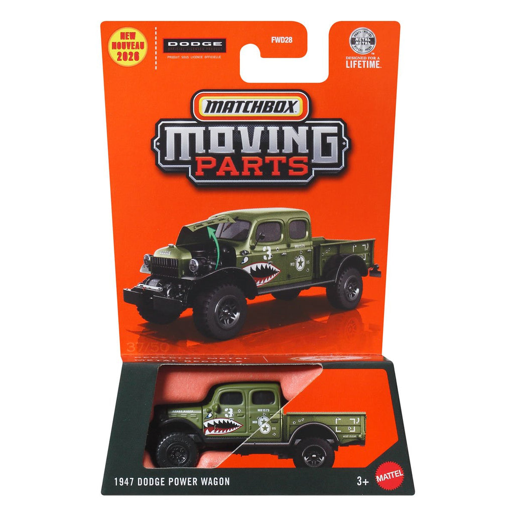 Matchbox Moving Parts 2026 Mix 6 Vehicles Case of 8