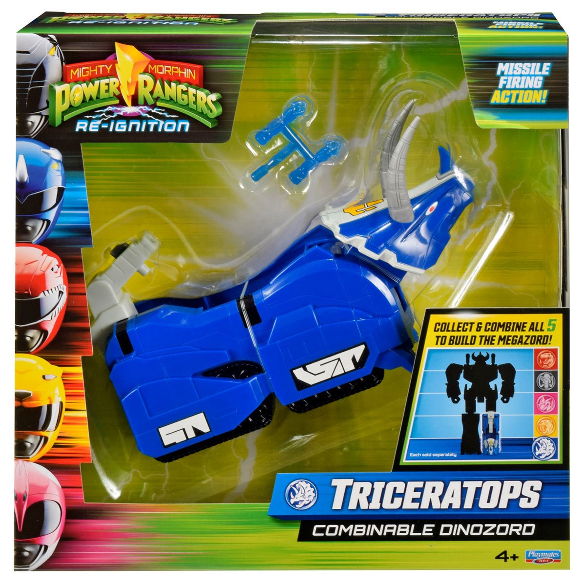 Mighty Morphin Power Rangers: Re-Ignition Triceratops Dinozord Action Figure