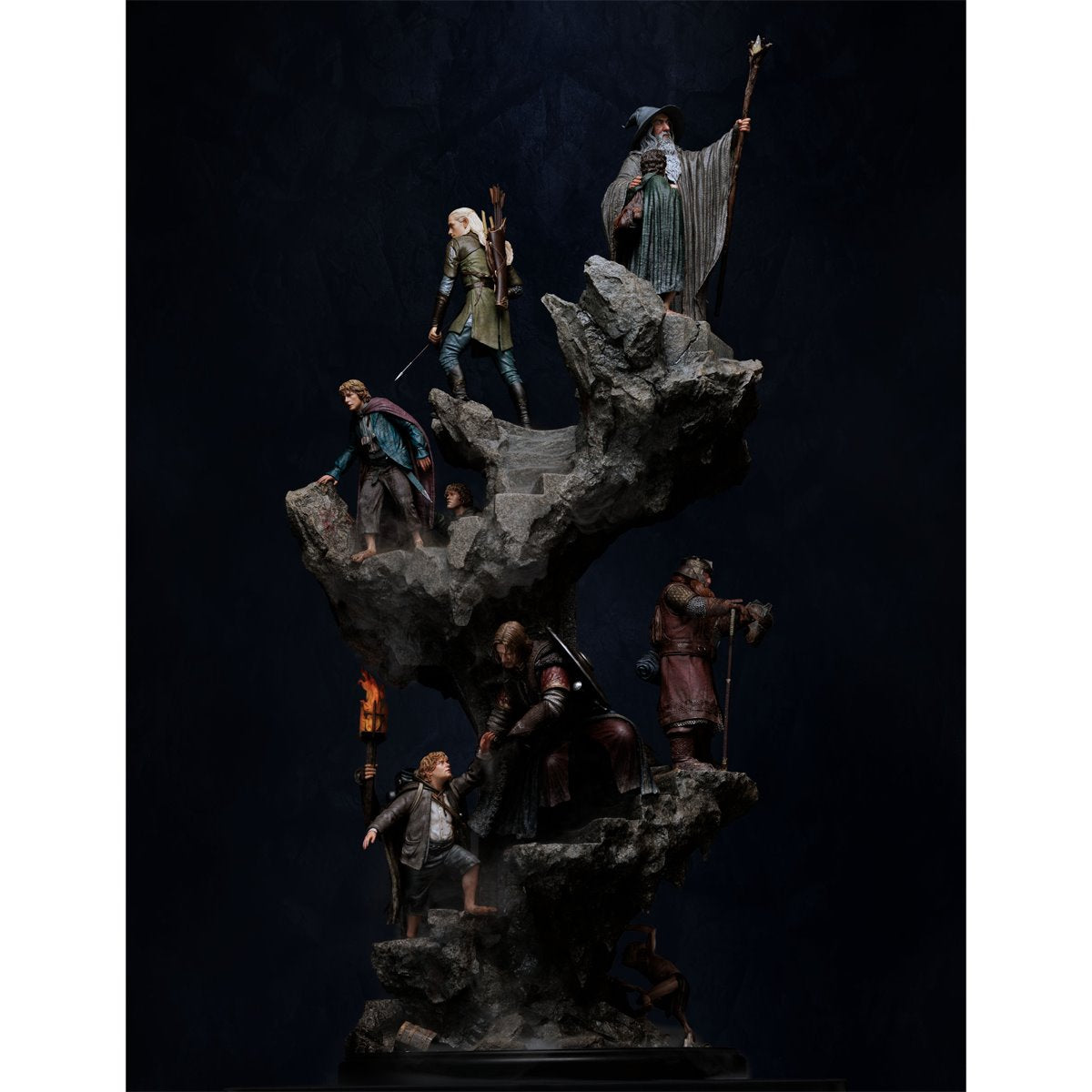 The Lord of the Rings Trilogy Masters Collection The Fellowship of the Ring Limited Edition Statue