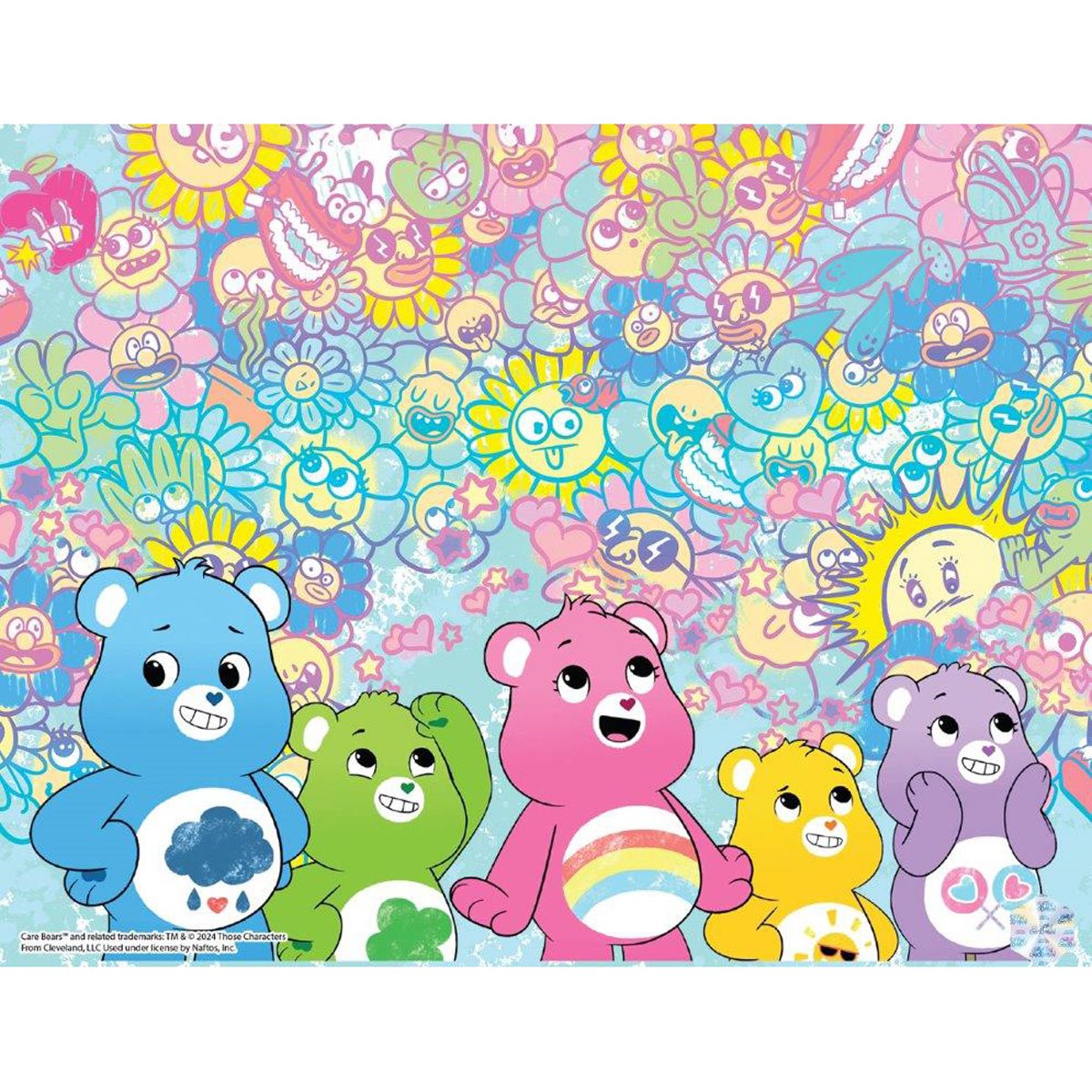 Care Bears Share Your Care #1103 Animation Cel Artist Edition Framed Art Print