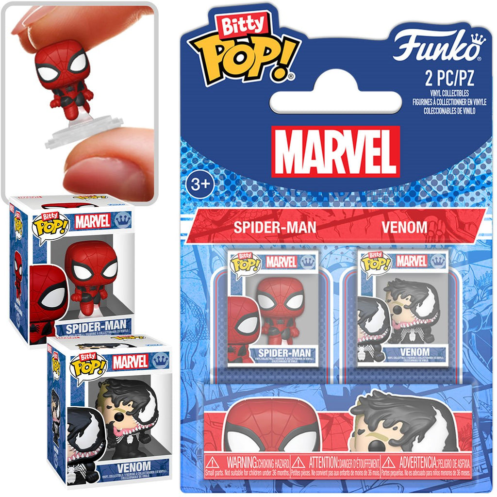 Spider-Man and Venom Funko Bitty Pop! Mini-Figure 2-Pack