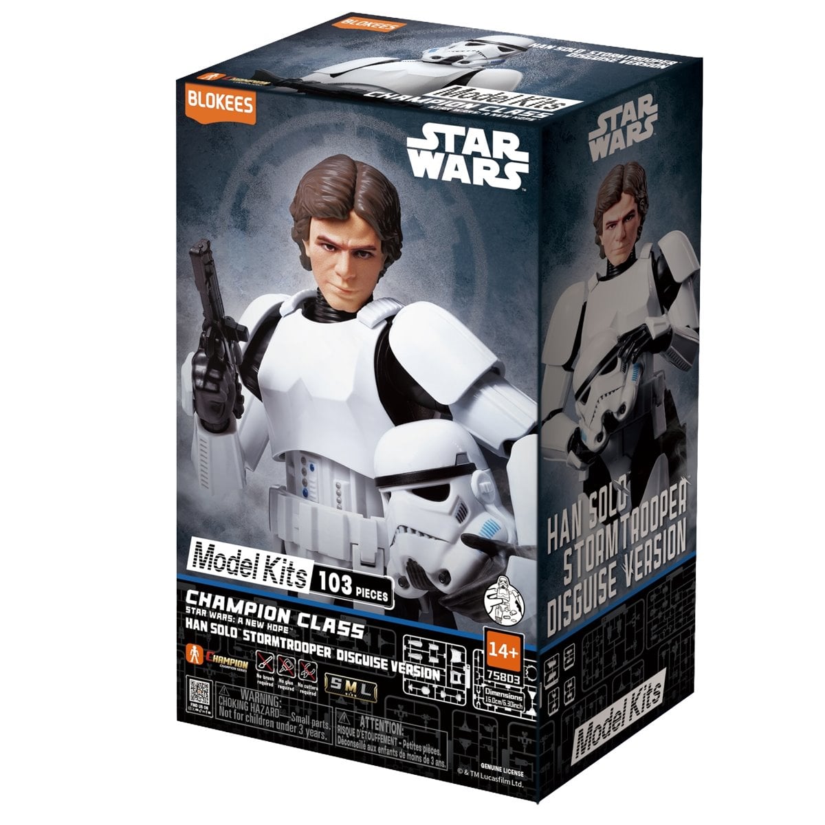 Star Wars: A New Hope Han Solo Stormtrooper Disguise Version Blokees Model Kit
