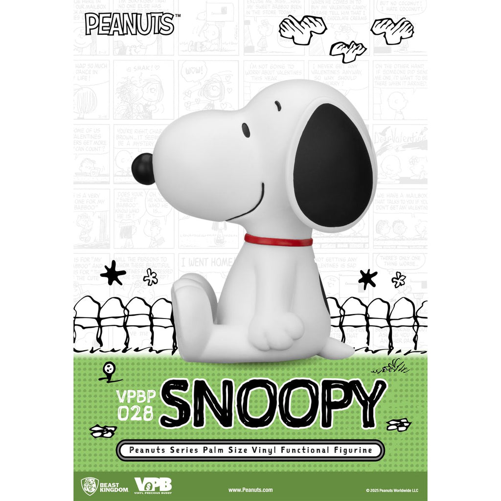 Peanuts Snoopy VPBP-028 Peanuts Series Palm Size Vinyl Functional Piggy Bank