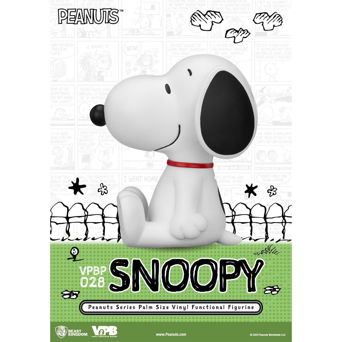 Peanuts Snoopy VPBP-028 Peanuts Series Palm Size Vinyl Functional Piggy Bank