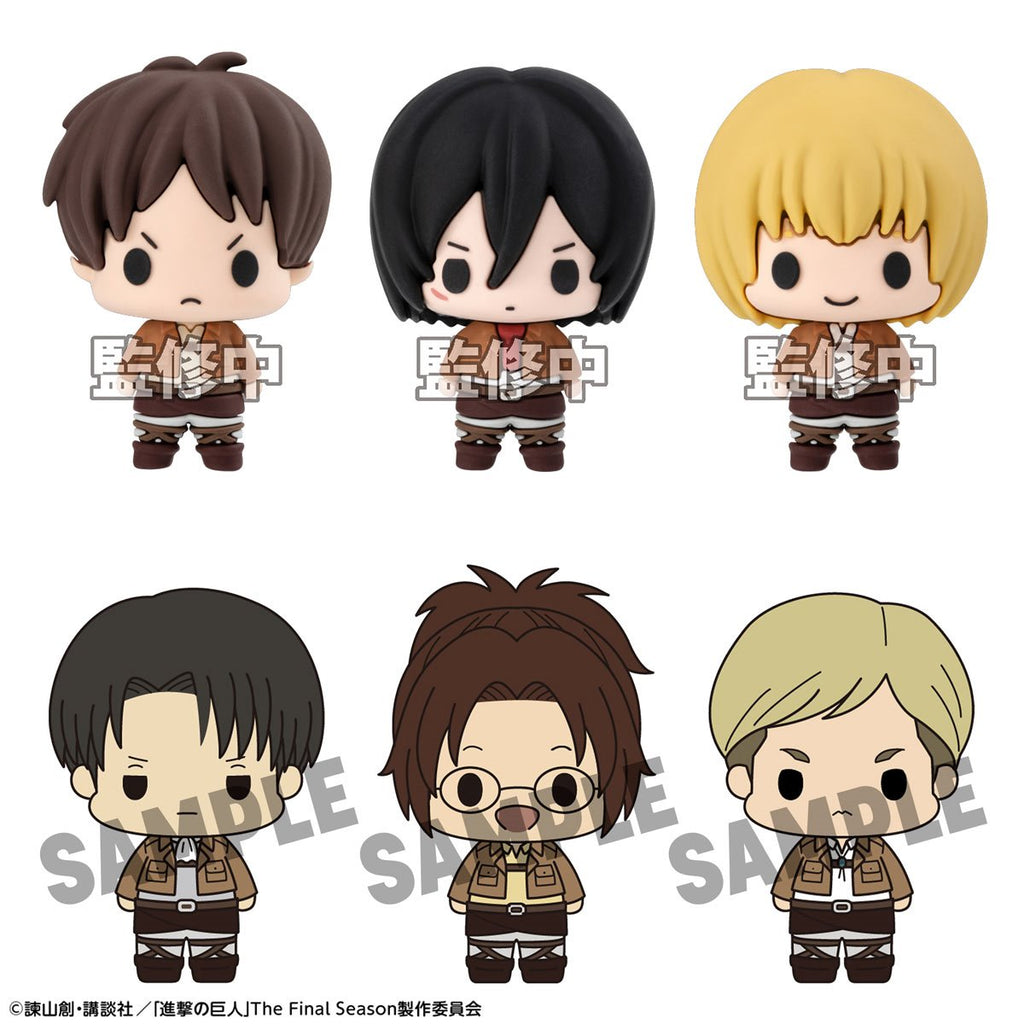 Attack on Titan Chokorin Collection Mini-Figure Case of 6
