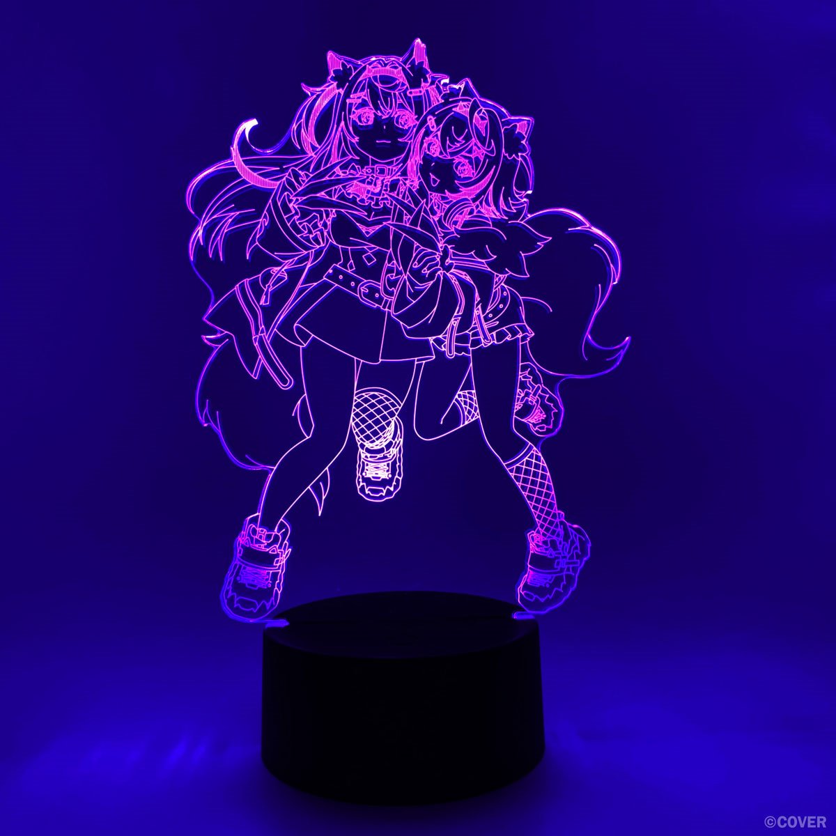 Hololive Advent Fuwawa and Mococo Abyssgard Otaku Lamp