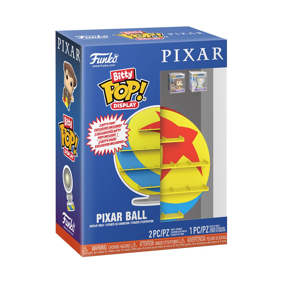 Pixar Ball Funko Bitty Pop! Display Shelf