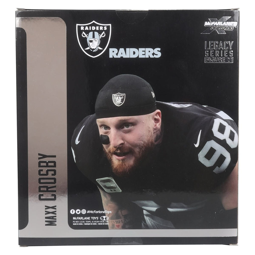 NFL SportsPicks 2024 Wave 2 Las Vegas Raiders Maxx Crosby 7-Inch Scale Posed Figure