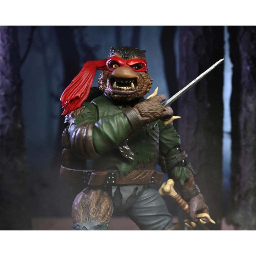 Universal Monsters x Teenage Mutant Ninja Turtles Ultimate Raphael as The Wolfman 7-Inch Scale Figure