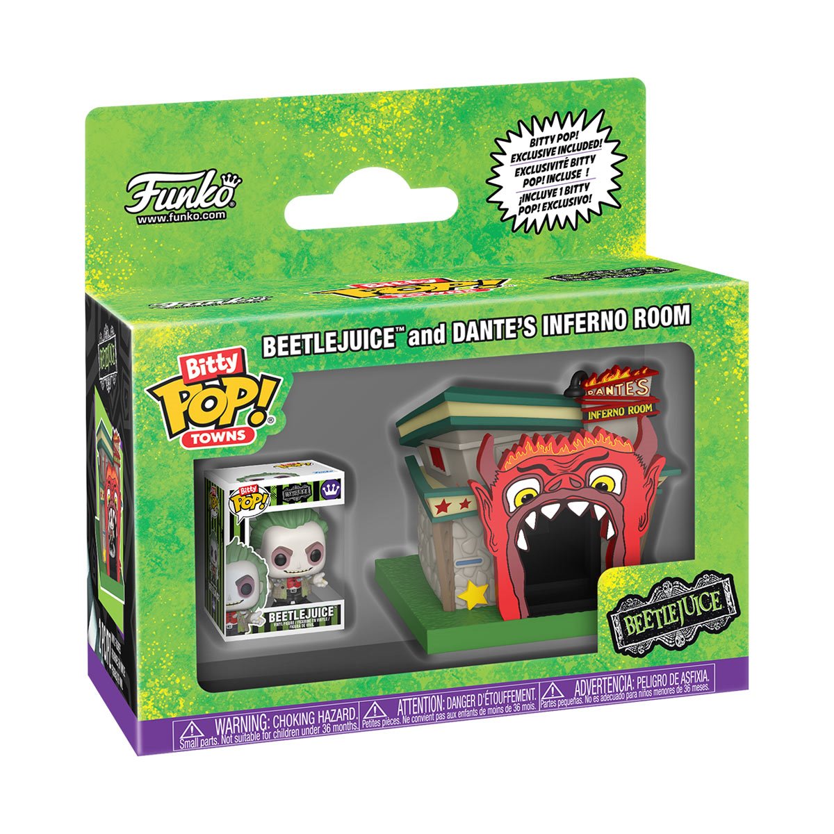 Beetlejuice Dantes Inferno Room Funko Bitty Pop! Town
