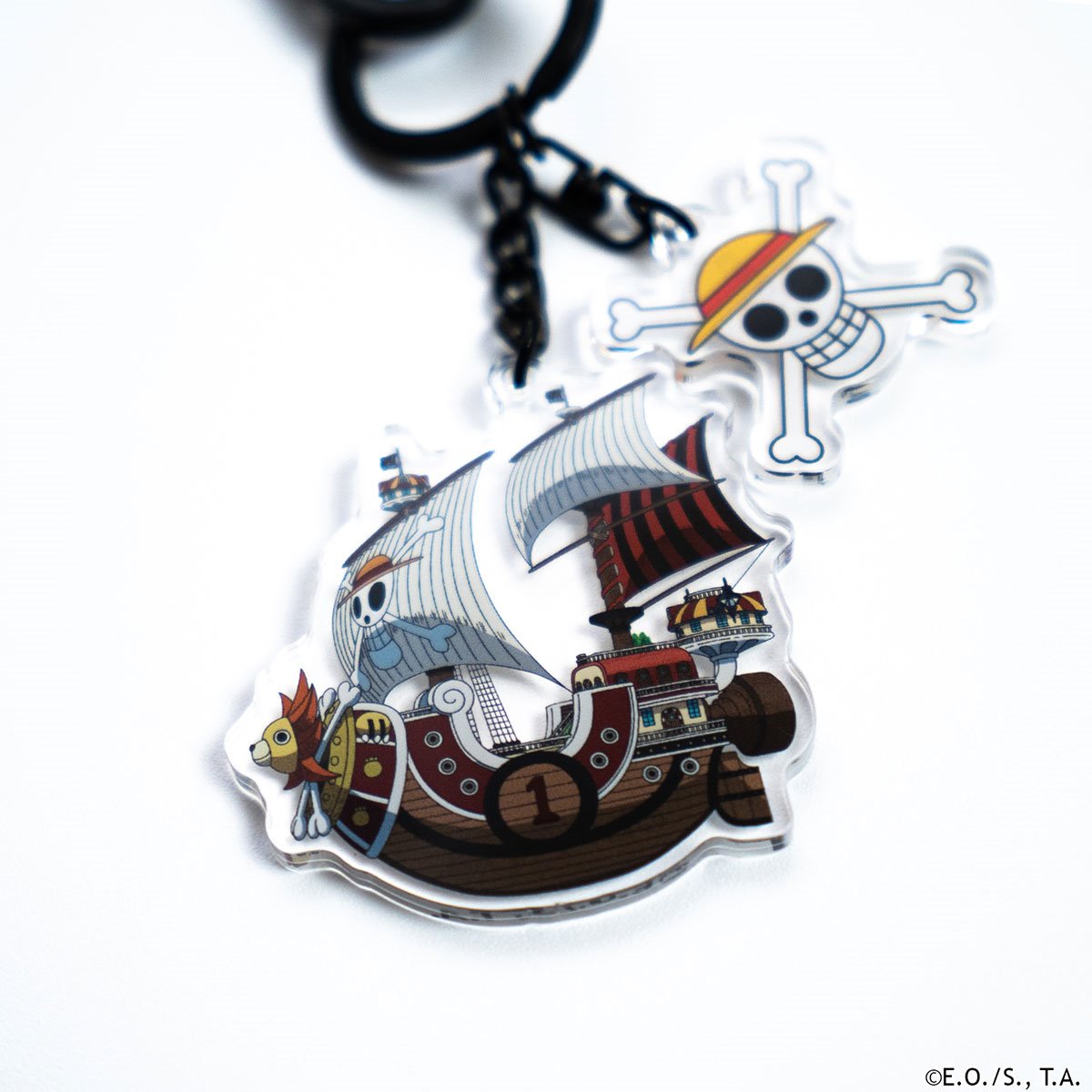 One Piece Straw Hat Skull Keystrap