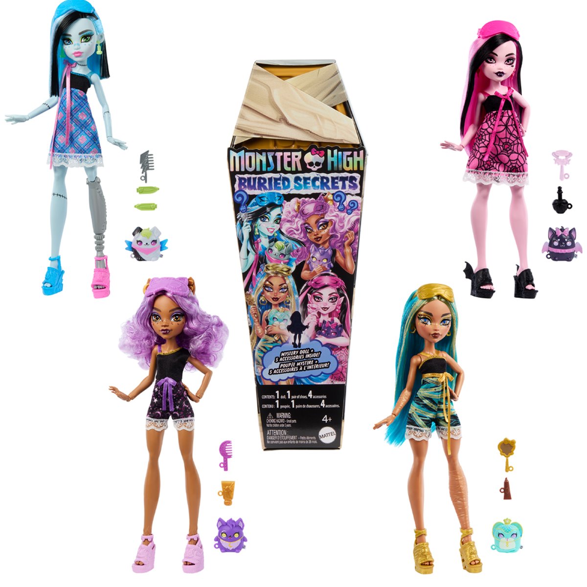 Monster High Buried Secrets Doll Case of 6