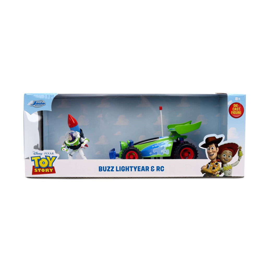 Hollywood Rides Toy Story RC 1:24 Scale Die-Cast Metal Vehicle with Buzz Lightyear Figure