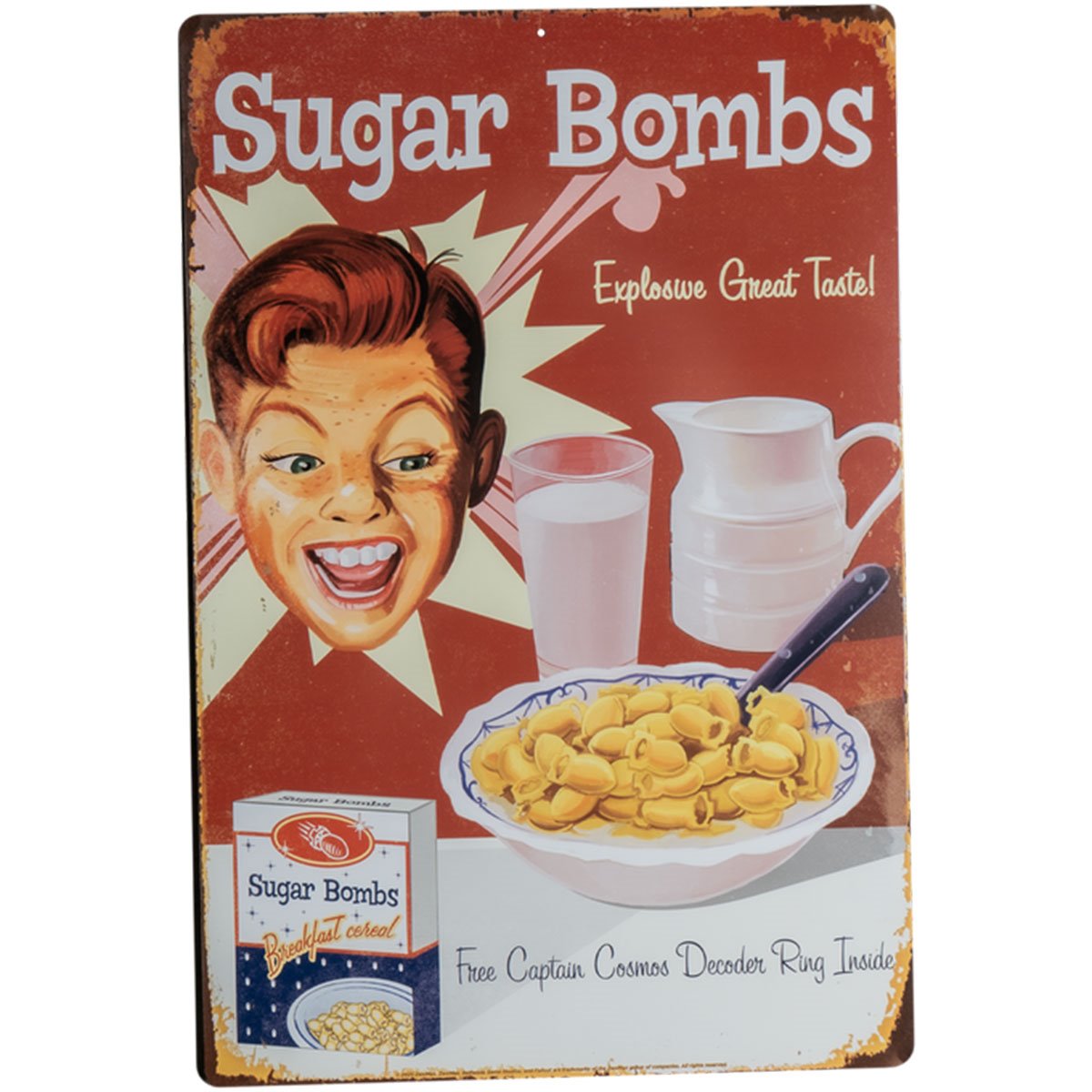 Fallout Sugar Bombs Metal Sign