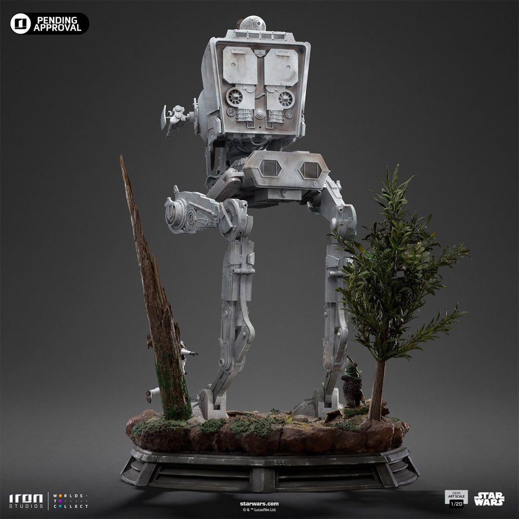 Star Wars: Return of the Jedi AT-ST and Chewbacca 1:20 Demi Art Scale Limited Edition Statue