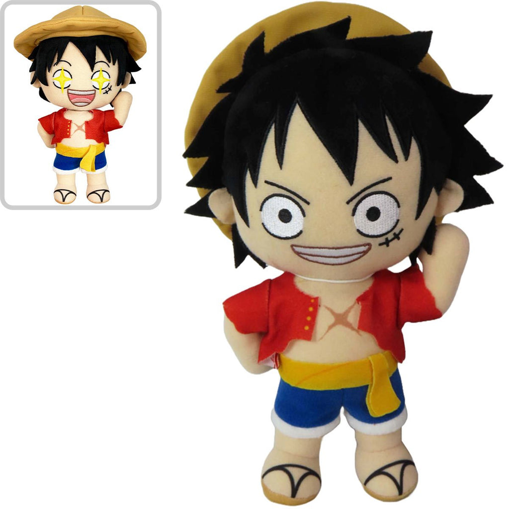 One Piece Monkey D. Luffy Change Face 8-Inch Plush