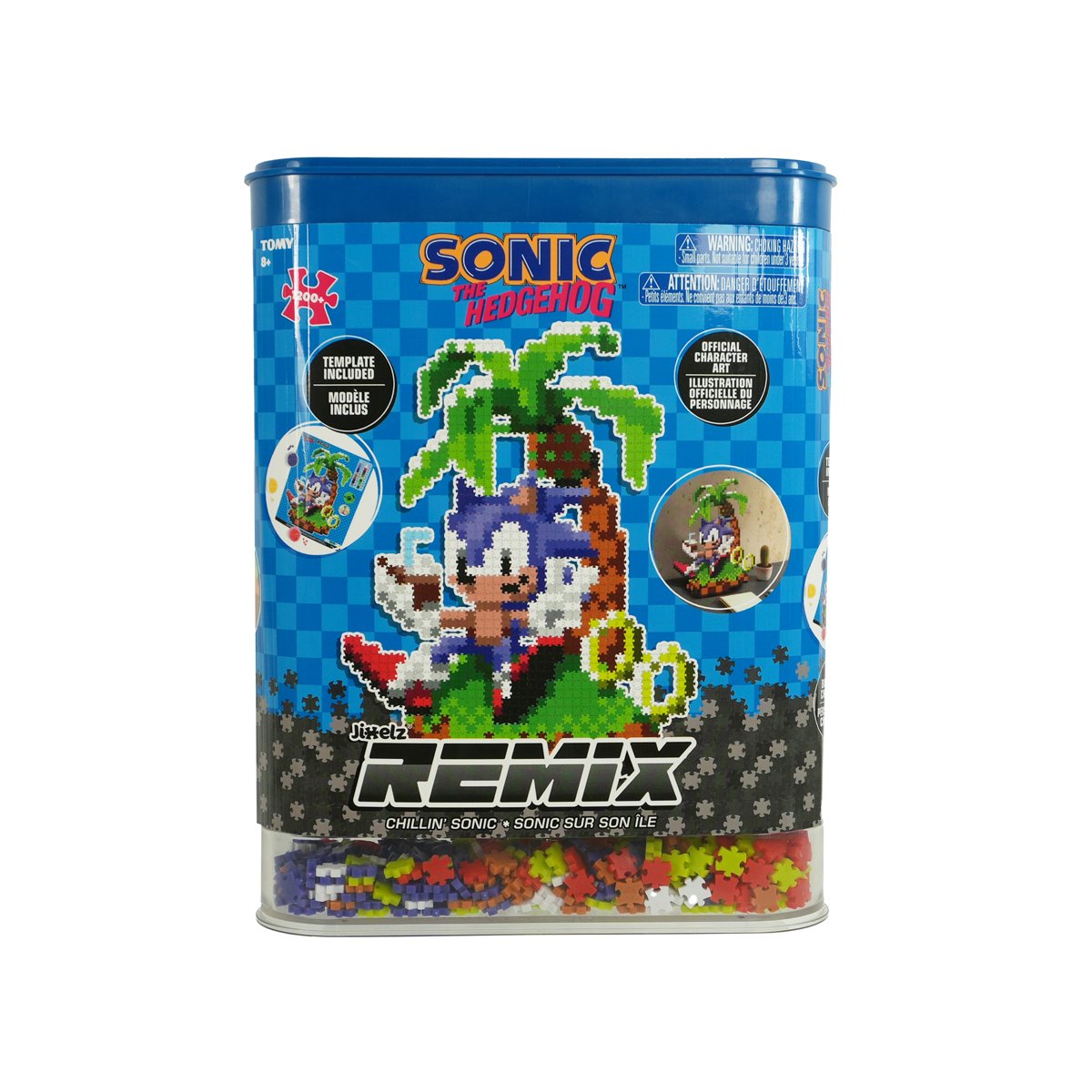 Sonic the Hedgehog Chillin' Sonic Jixelz Remix 1,200-Piece Puzzle