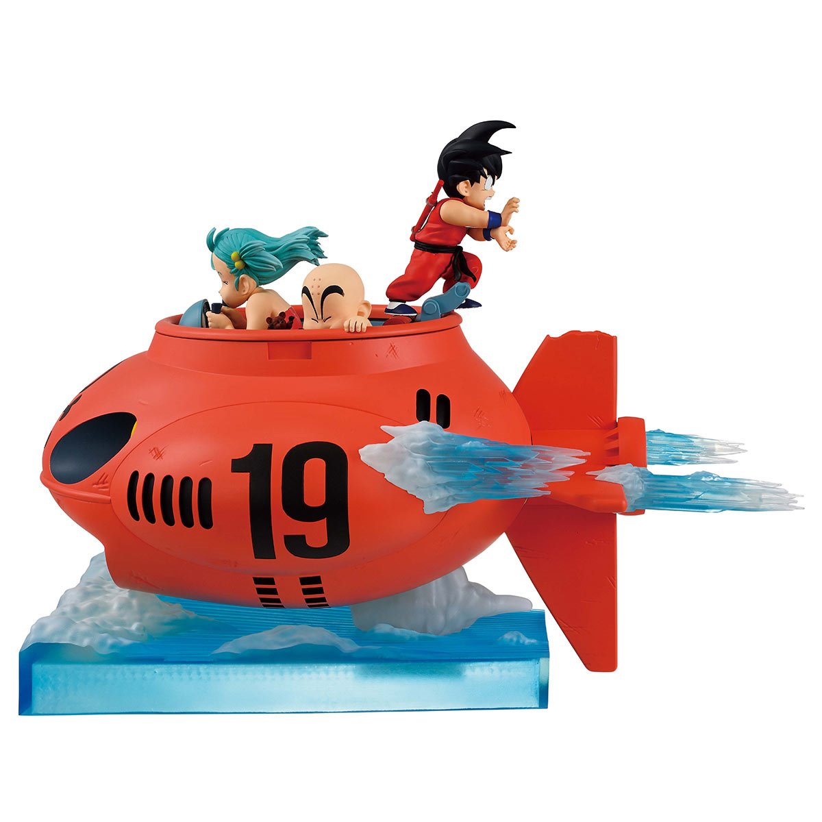 Dragon Ball Son Goku, Bulma, and Krillin Vs Red Ribbon Army Ichibansho Statue