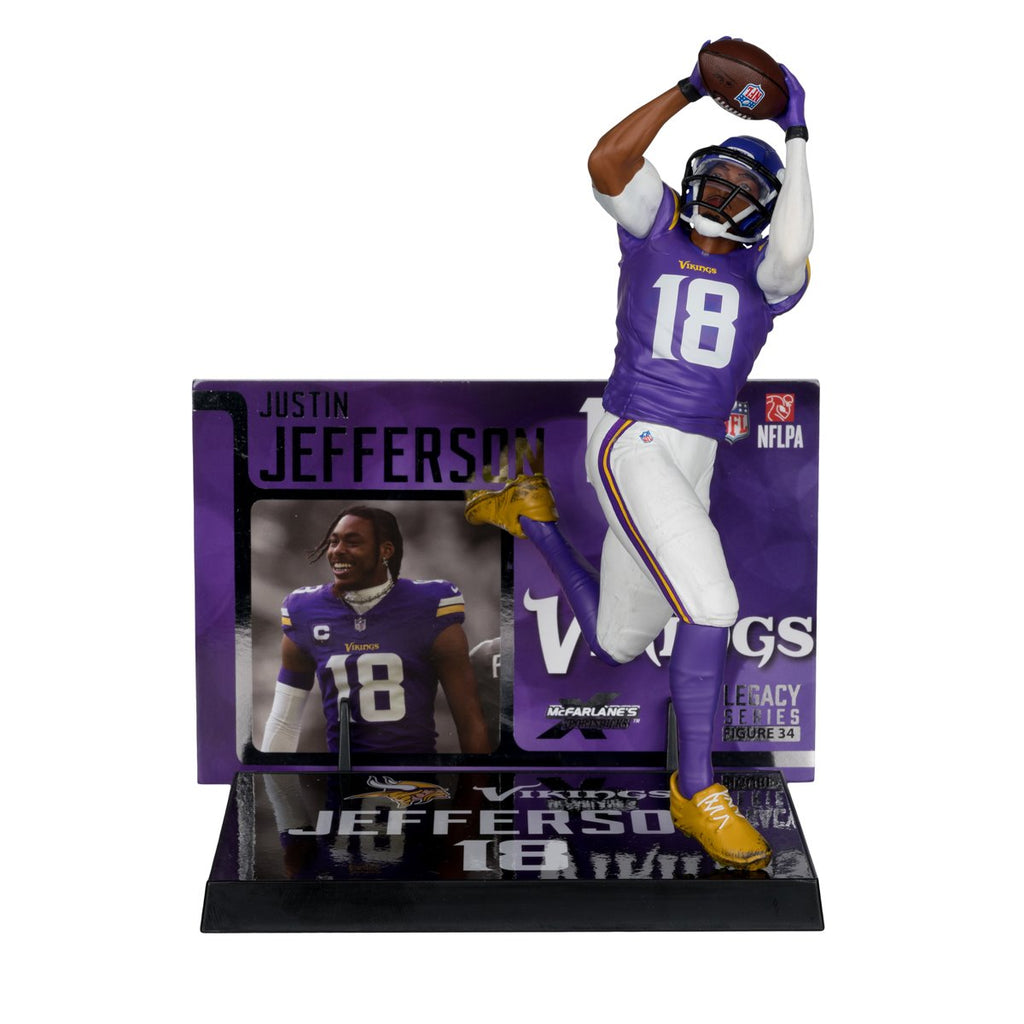 NFL SportsPicks 2025 Minnesota Vikings Justin Jefferson 7-Inch Scale Posed Figure