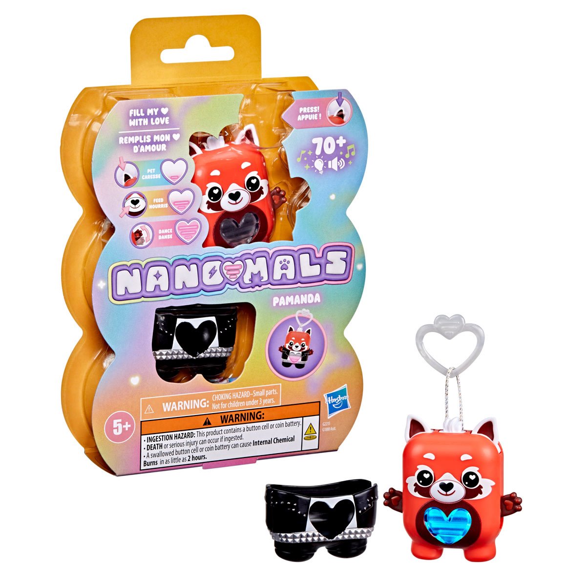 Nano-mals Pamanda the Red Panda Electronic Pet Toy