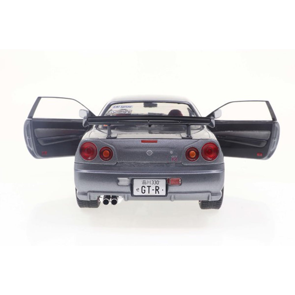 1999 Nissan Skyline GT-R R34 1:18 Scale Die-Cast Metal Vehicle
