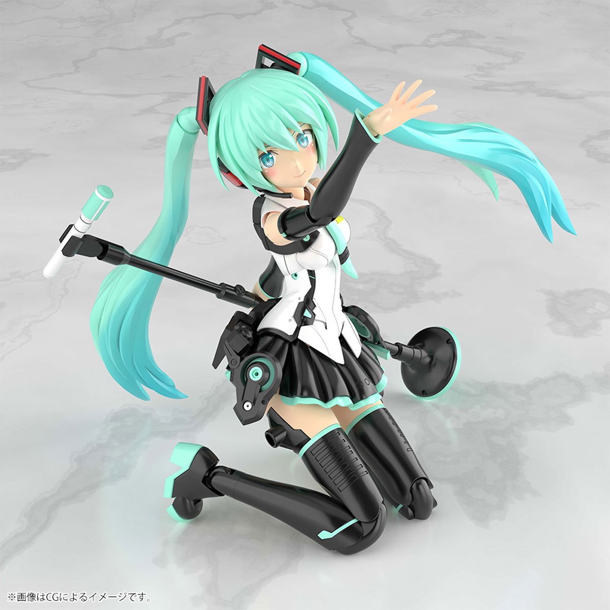 Vocaloid Hatsune Miku Frame Music Girl Grande Scale Model Kit