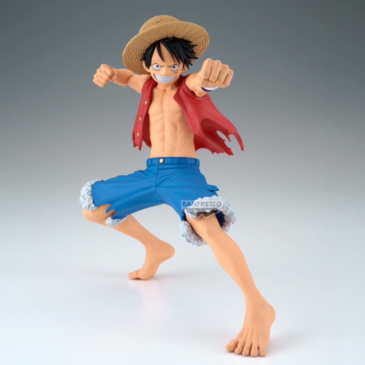 One Piece Monkey D. Luffy Cross Posing Statue