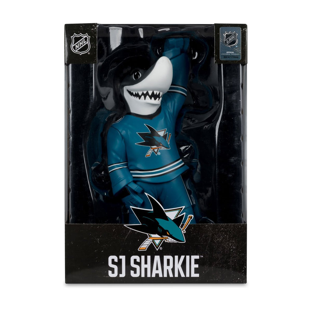 NHL San Jose Sharks S.J. Sharkie Mascot Posed Figure