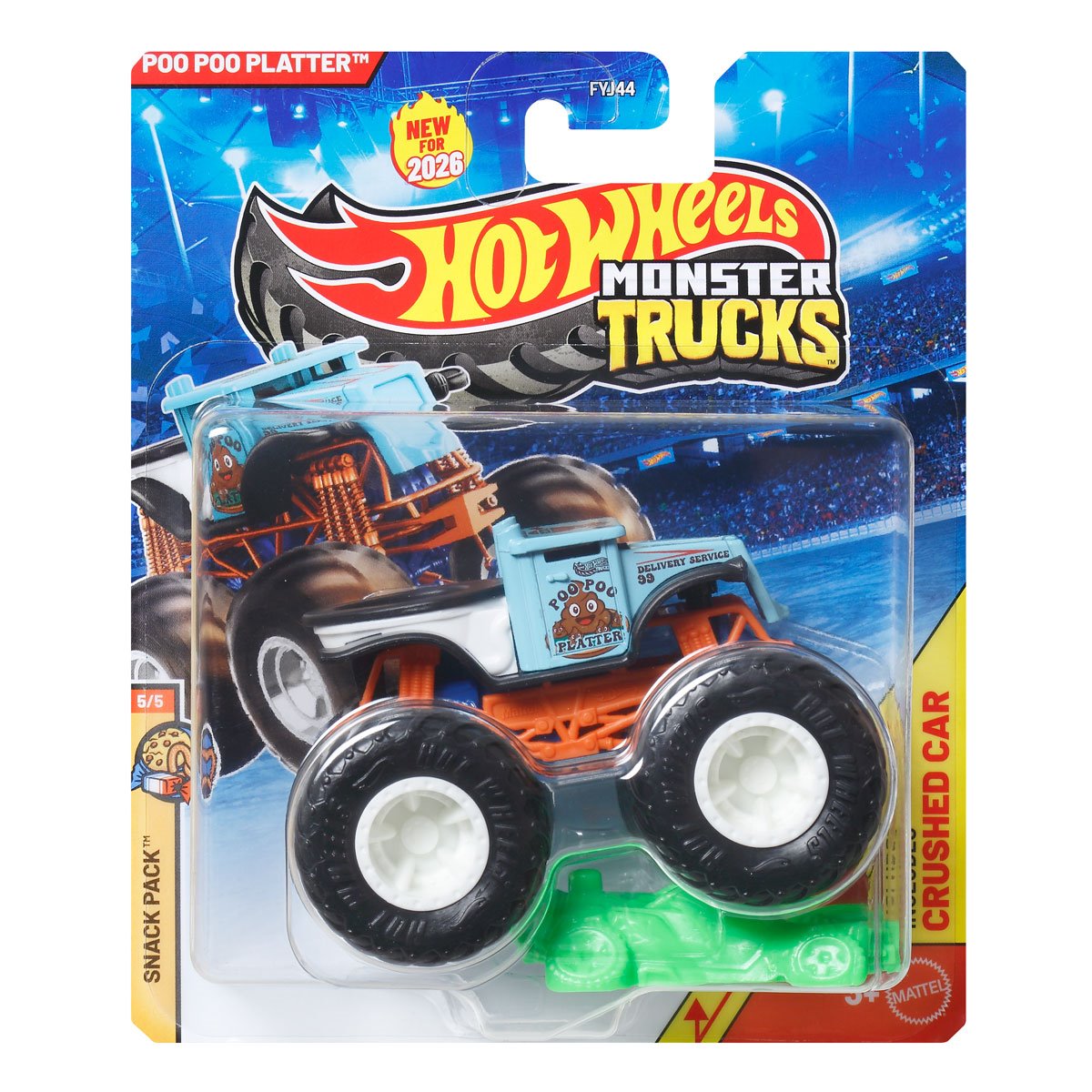 Hot Wheels Monster Trucks 1:64 Scale Vehicle 2026 Mix 6 Case of 8
