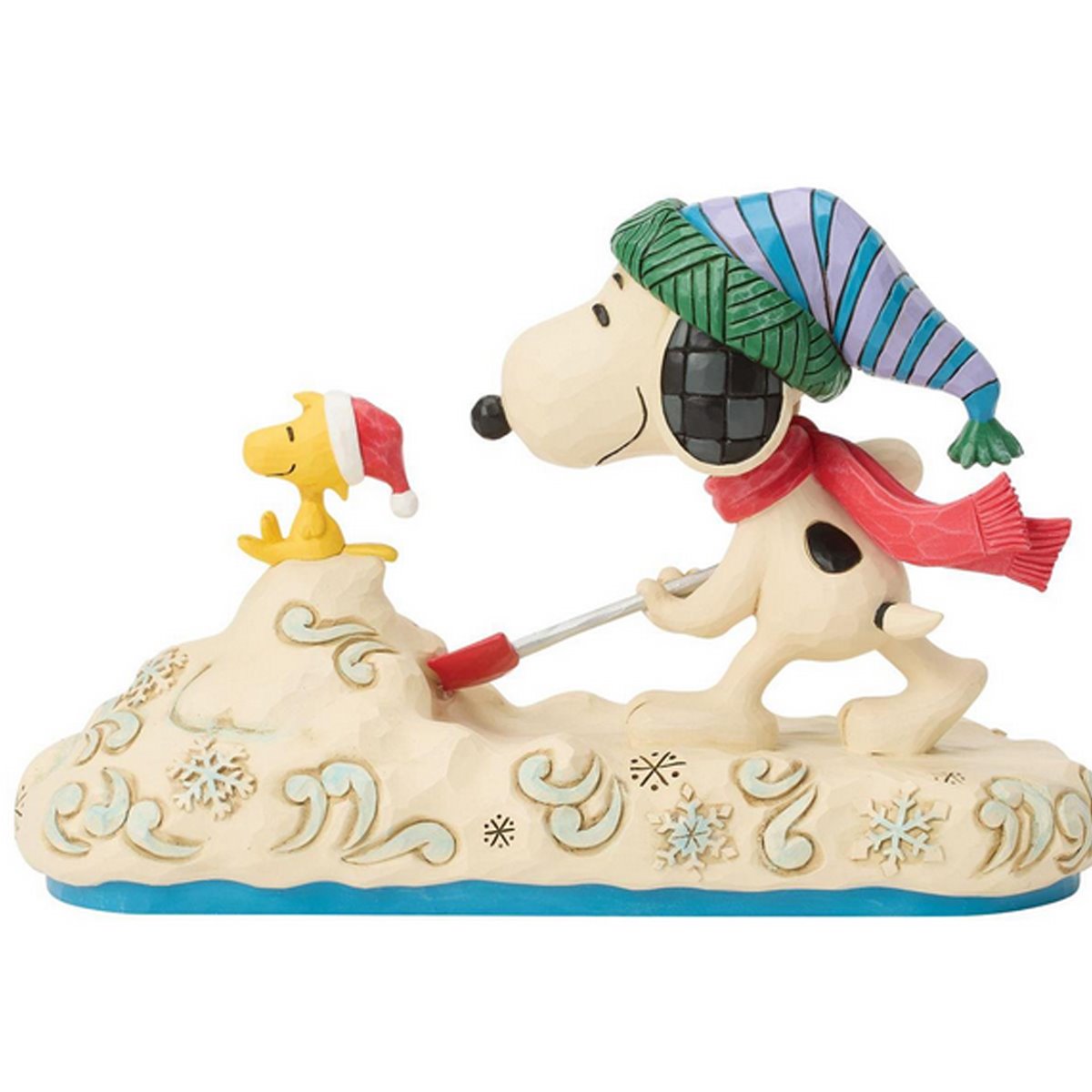 Peanuts Snoopy Shoveling Snow by Jim Shore Statue