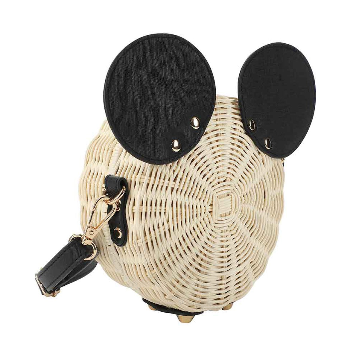 Mickey Mouse Wicker Crossbody Bag