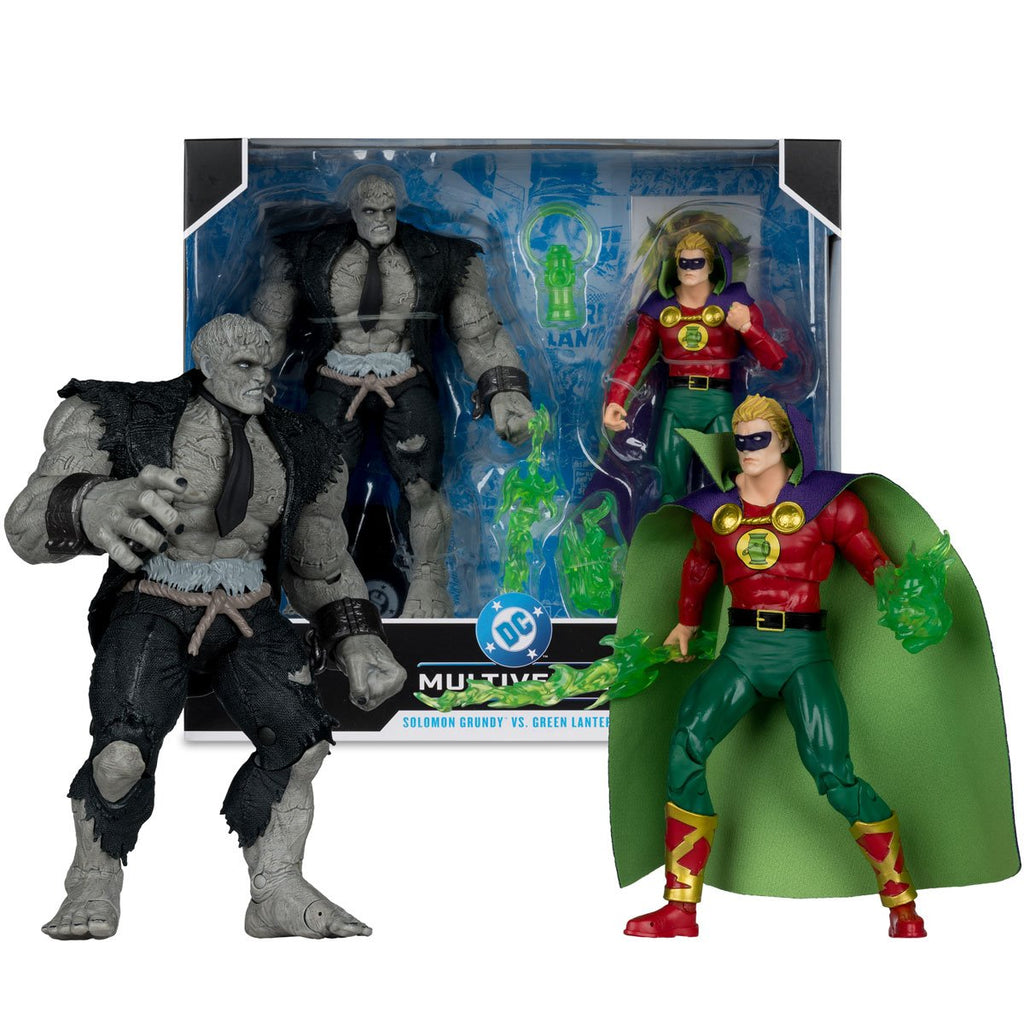 DC Multiverse Green Lantern Justice Society of America vs Solomon Grundy Megafig Action Figure 2-Pack