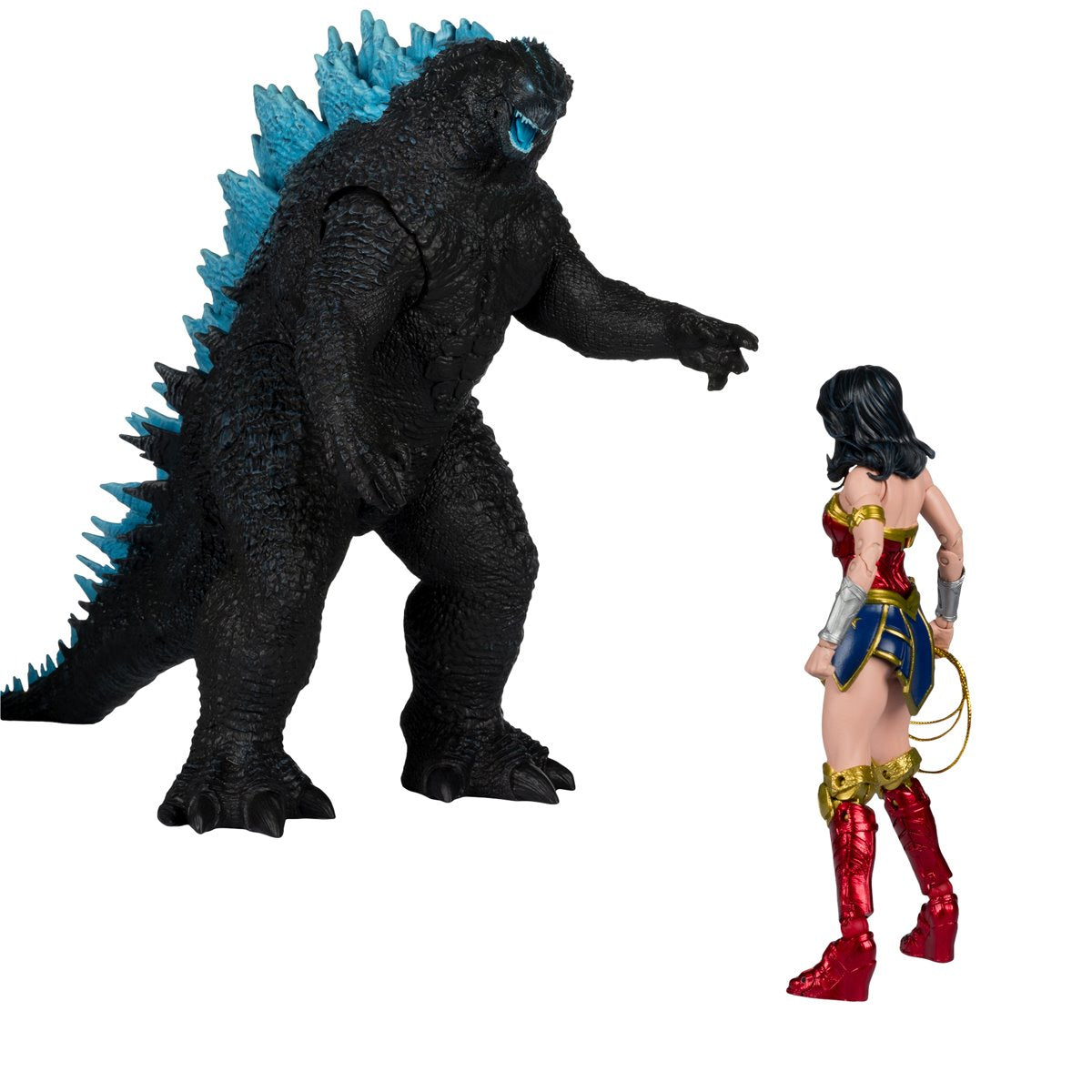 DC Multiverse Wonder Woman vs. Godzilla Megafig Justice League vs. Godzilla vs. Kong Action Figure 2-Pack