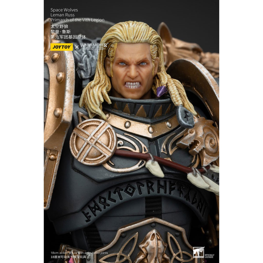 Joy Toy Warhammer The Horus Heresy Space Wolves Leman Russ Primarch of the VIth Legion 1:18 Scale Action Figure
