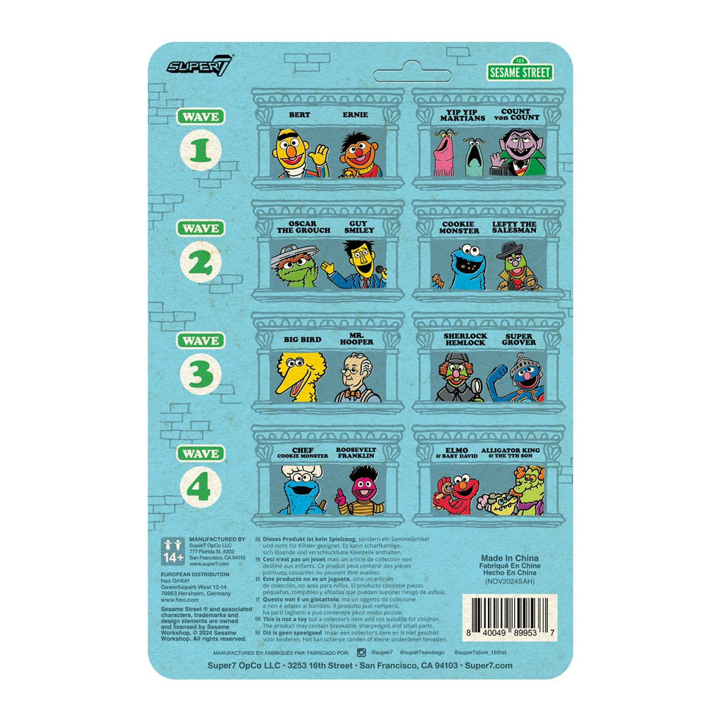 Sesame Street Roosevelt Franklin 3 3/4-Inch ReAction Figure