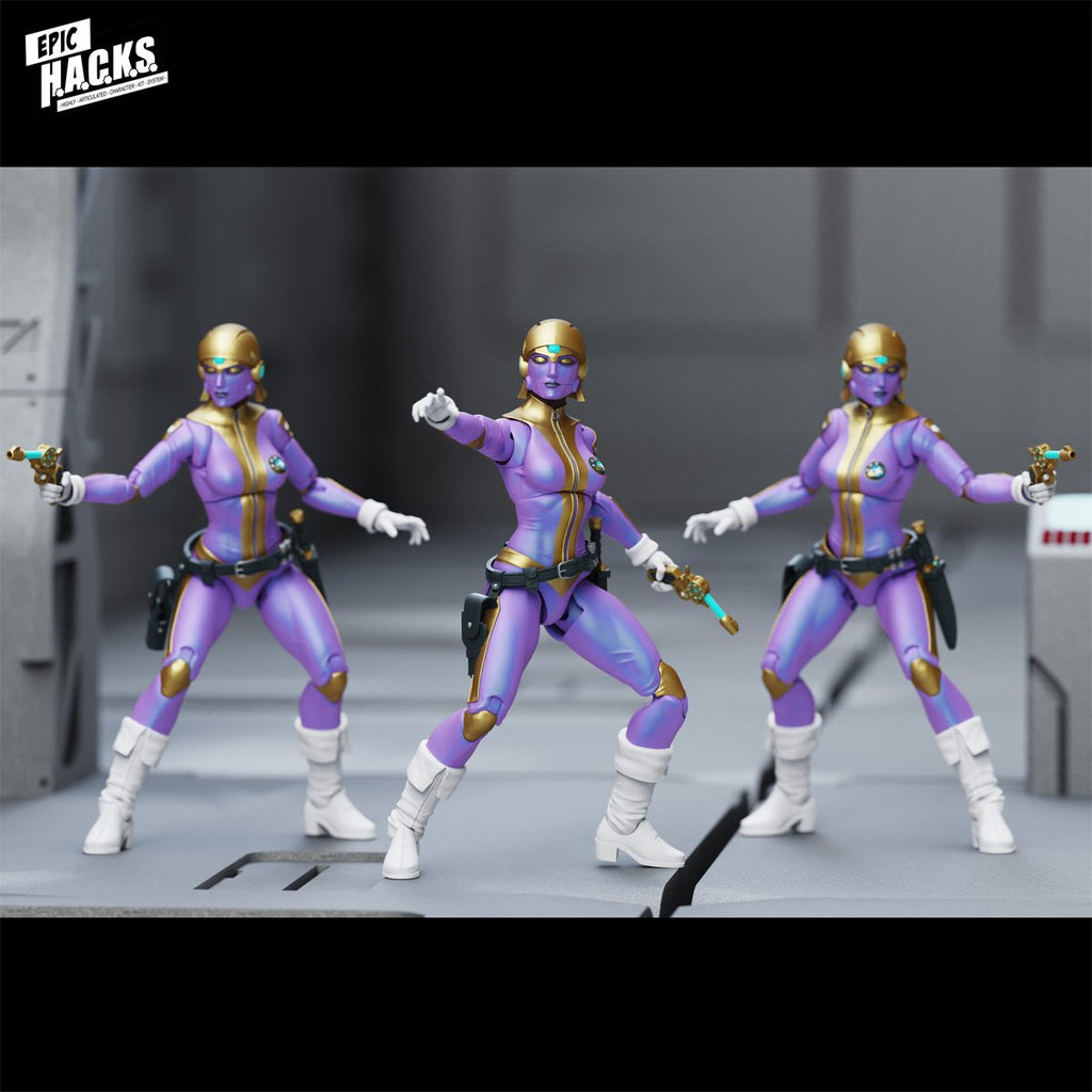 Epic H.A.C.K.S. Core Wave 1 Roxy London: Freelance Peacekeeper 1:12 Scale Action Figure