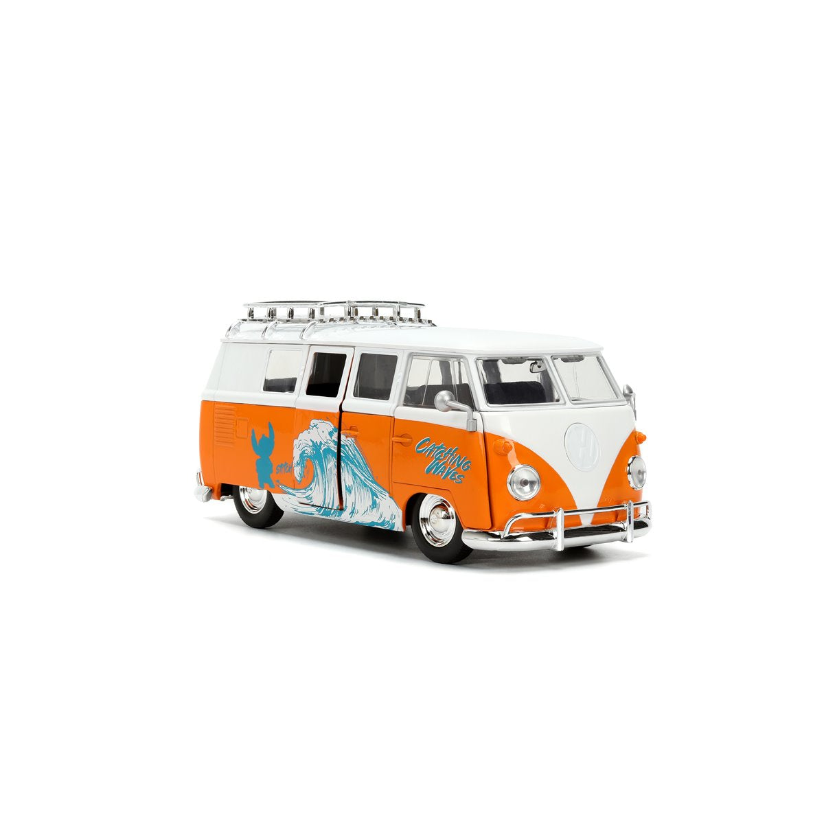 Hollywood Rides Lilo & Stitch 1961 Volkswagen Bus 1:24 Scale Die-Cast Metal Vehicle with Stitch Figure