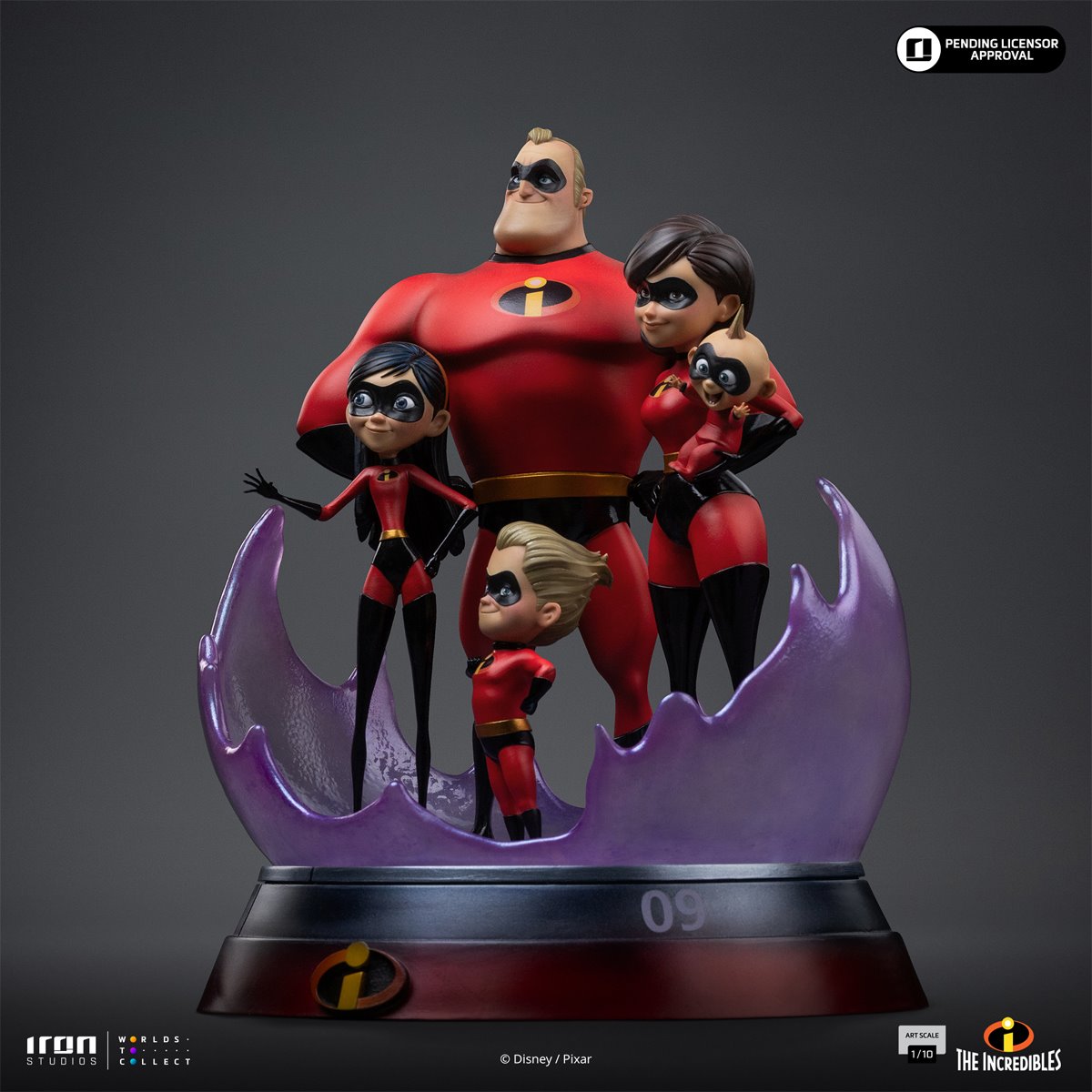 The Incredibles 1:10 Art Scale Diorama Limited Edition Statue