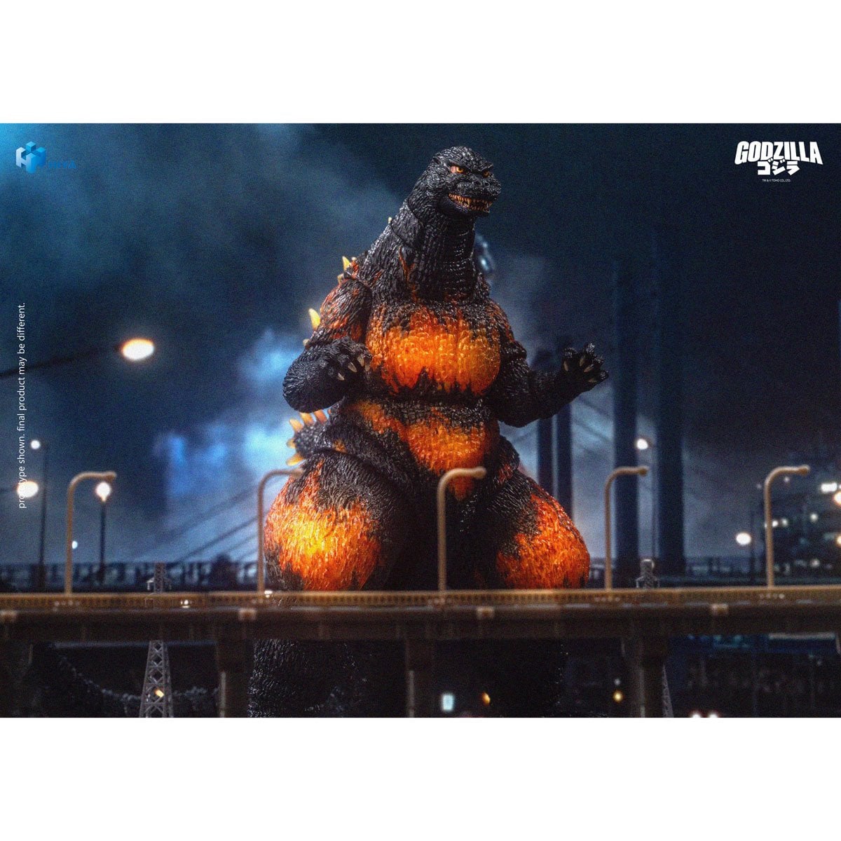 Godzilla vs. Destroyah 1995 Burning Godzilla Exquisite Basic Series None Scale 7-Inch Action Figure