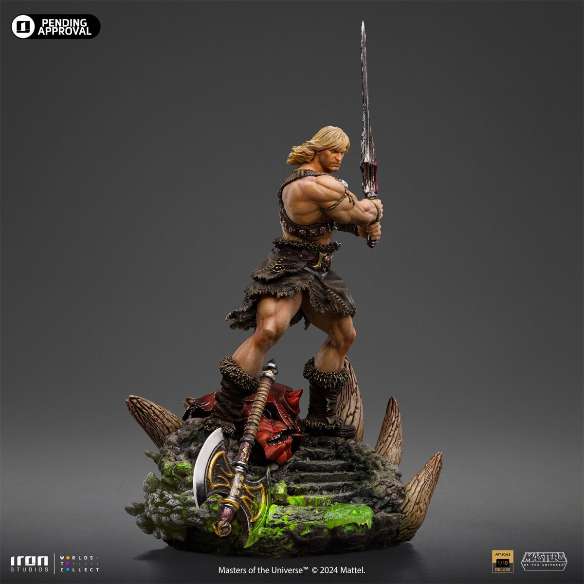 Masters of the Universe He-Man Unleashed 1:10 Deluxe Art Scale Limited Edition Statue