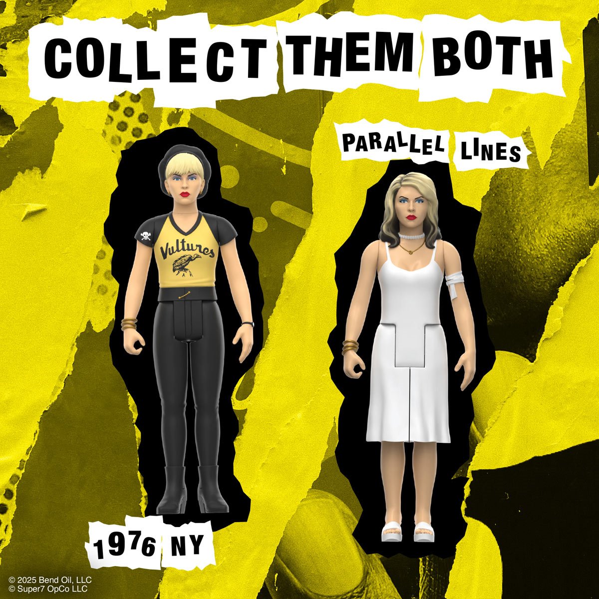 Blondie Debbie Harry Vultures 3 3/4-Inch ReAction Figure